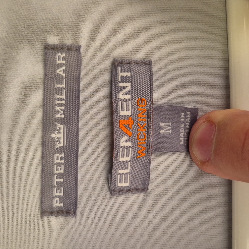 PETER MILLAR Element Solid Purple Mens Medium Qua… - image 4